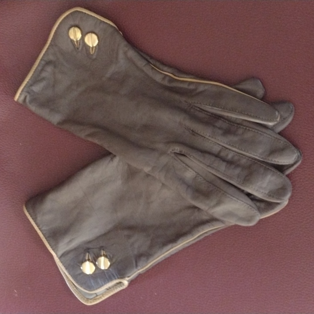 Anne Klein vintage leather gloves